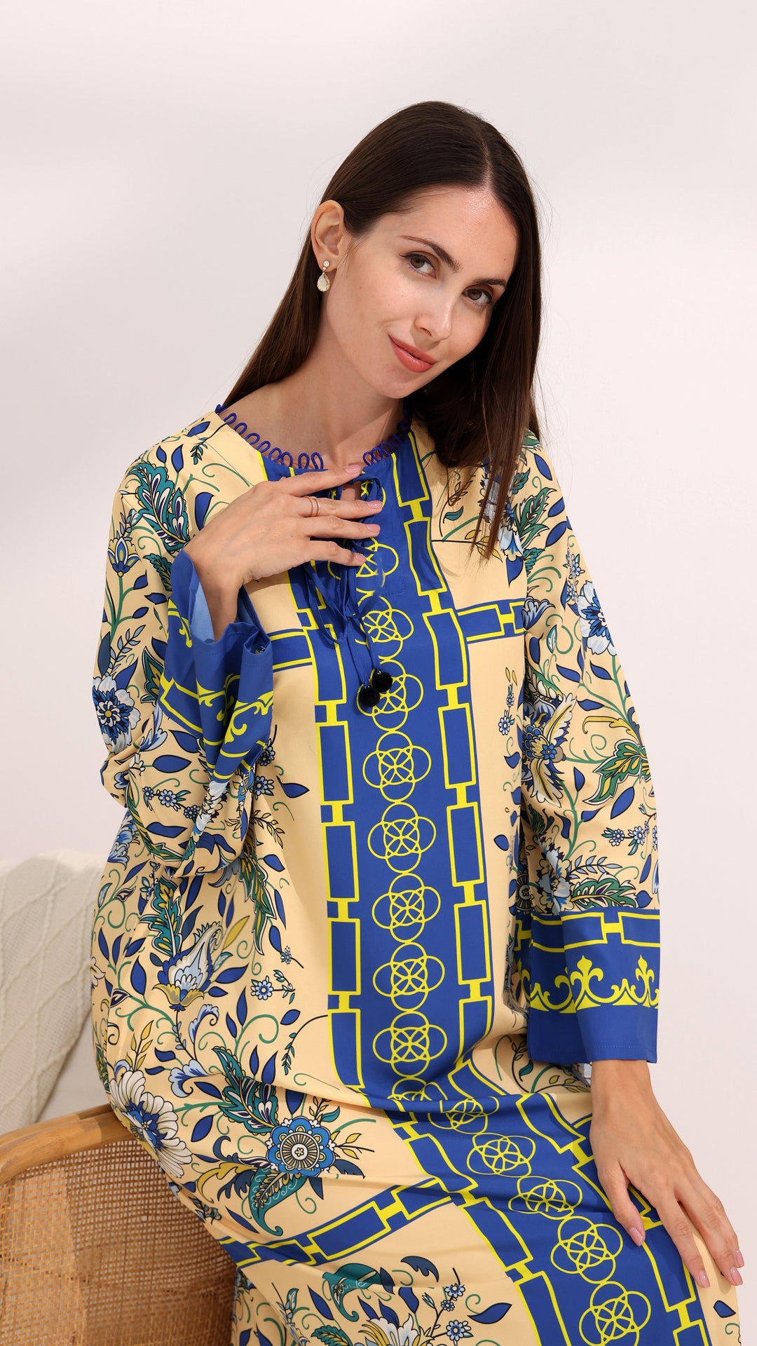 Iridesca Kaftan Dress
