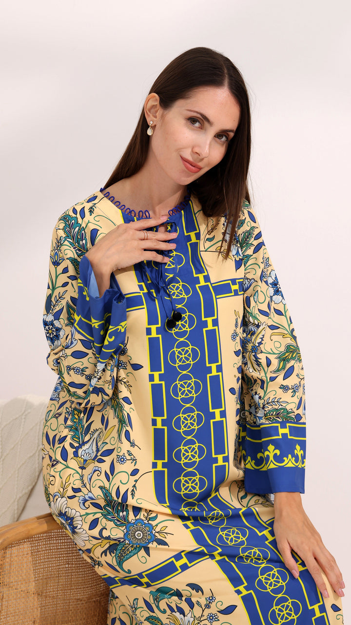 Iridesca Kaftan Dress