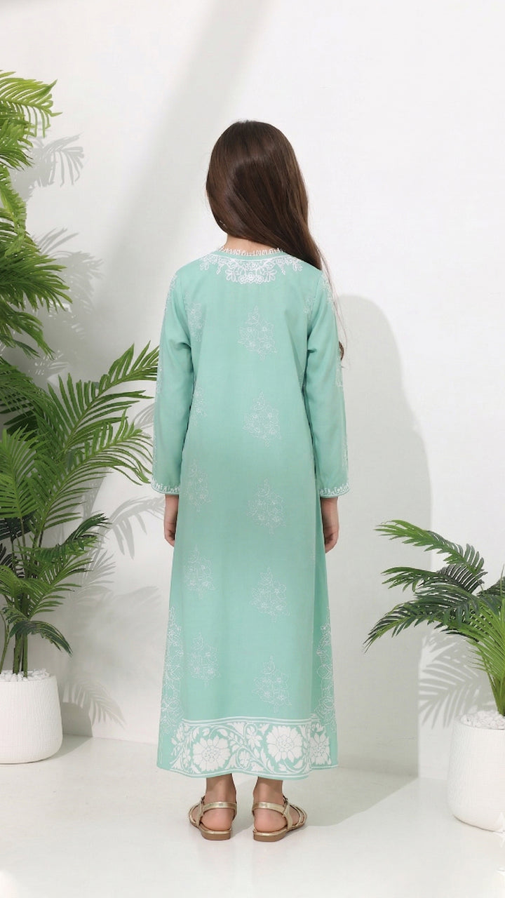 Sylvie Azurea Kids Kaftan Dress