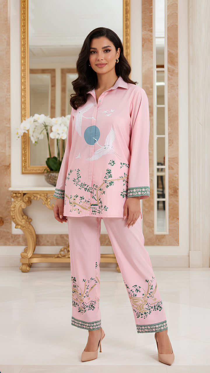 Selene Pink Matching Co-ord Set