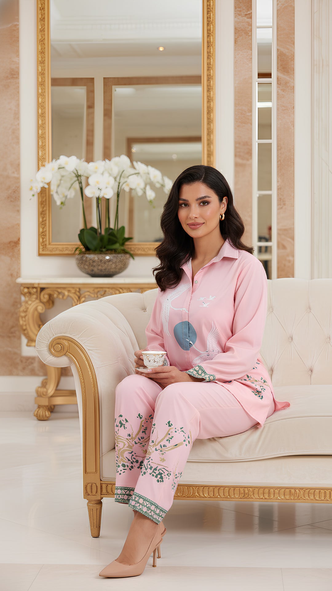 Selene Pink Matching Co-ord Set