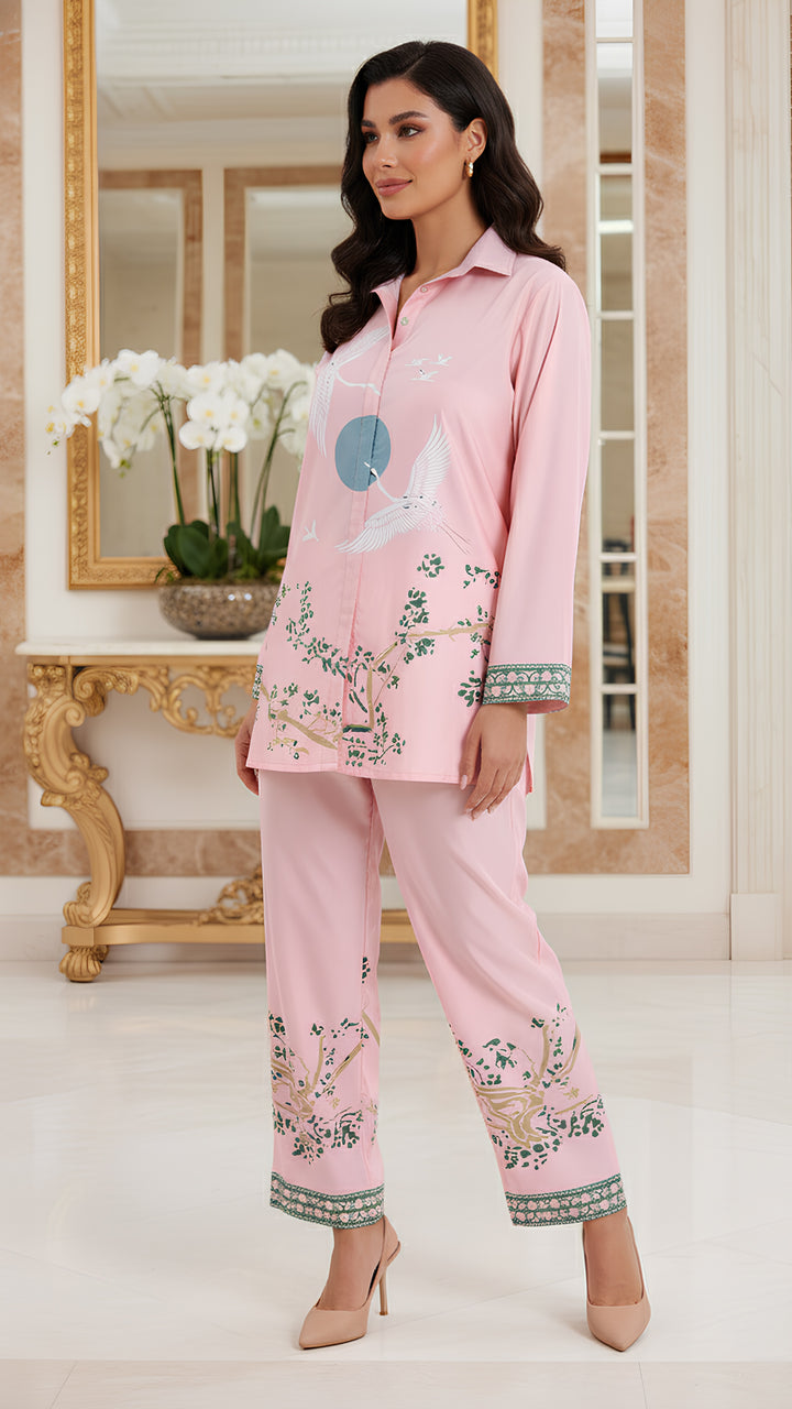 Selene Pink Matching Co-ord Set