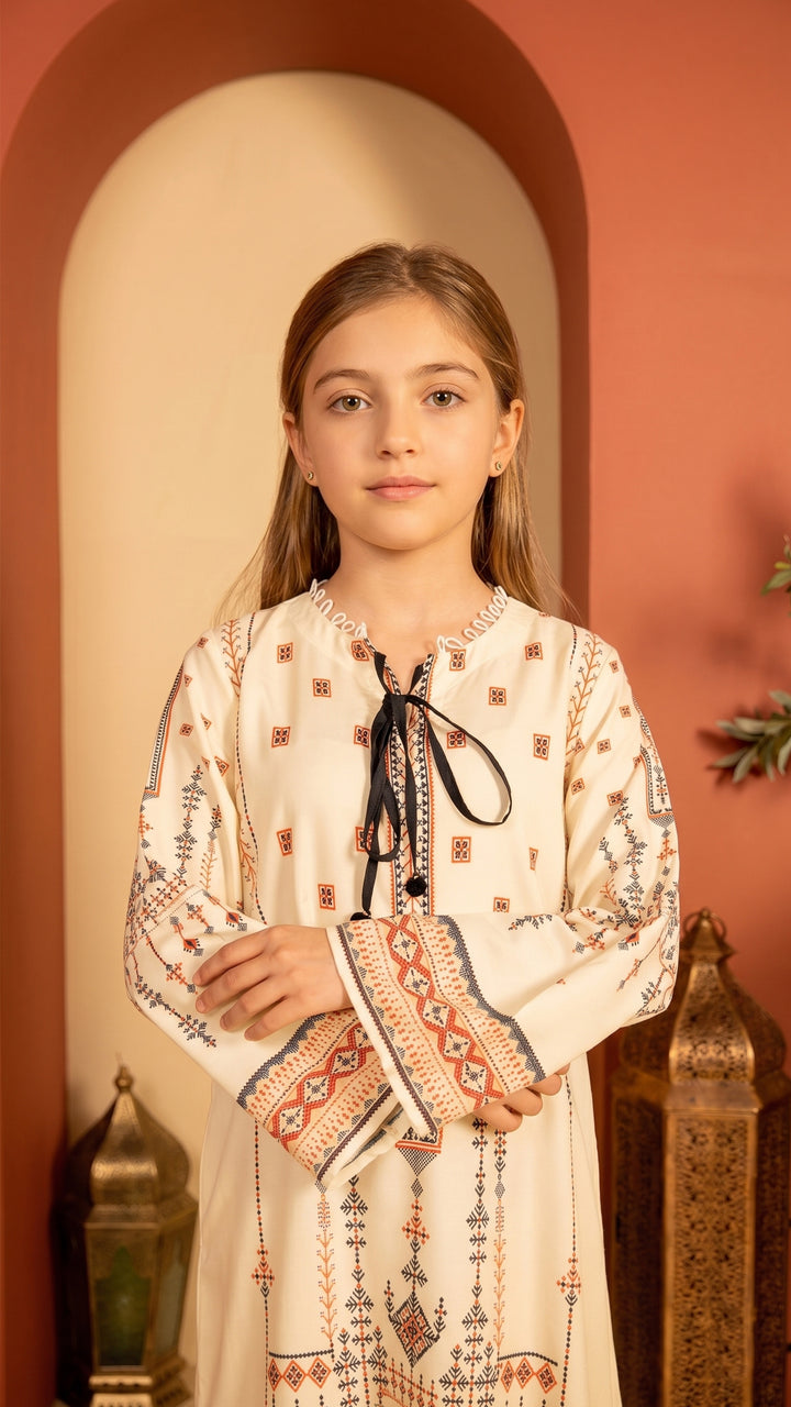 Albiya Kids Kaftan Dress