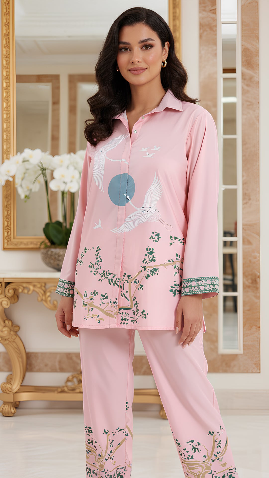 Selene Pink Matching Co-ord Set