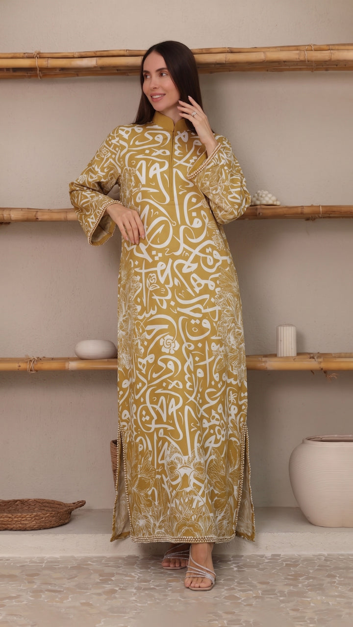 Zarevia Kaftan Dress