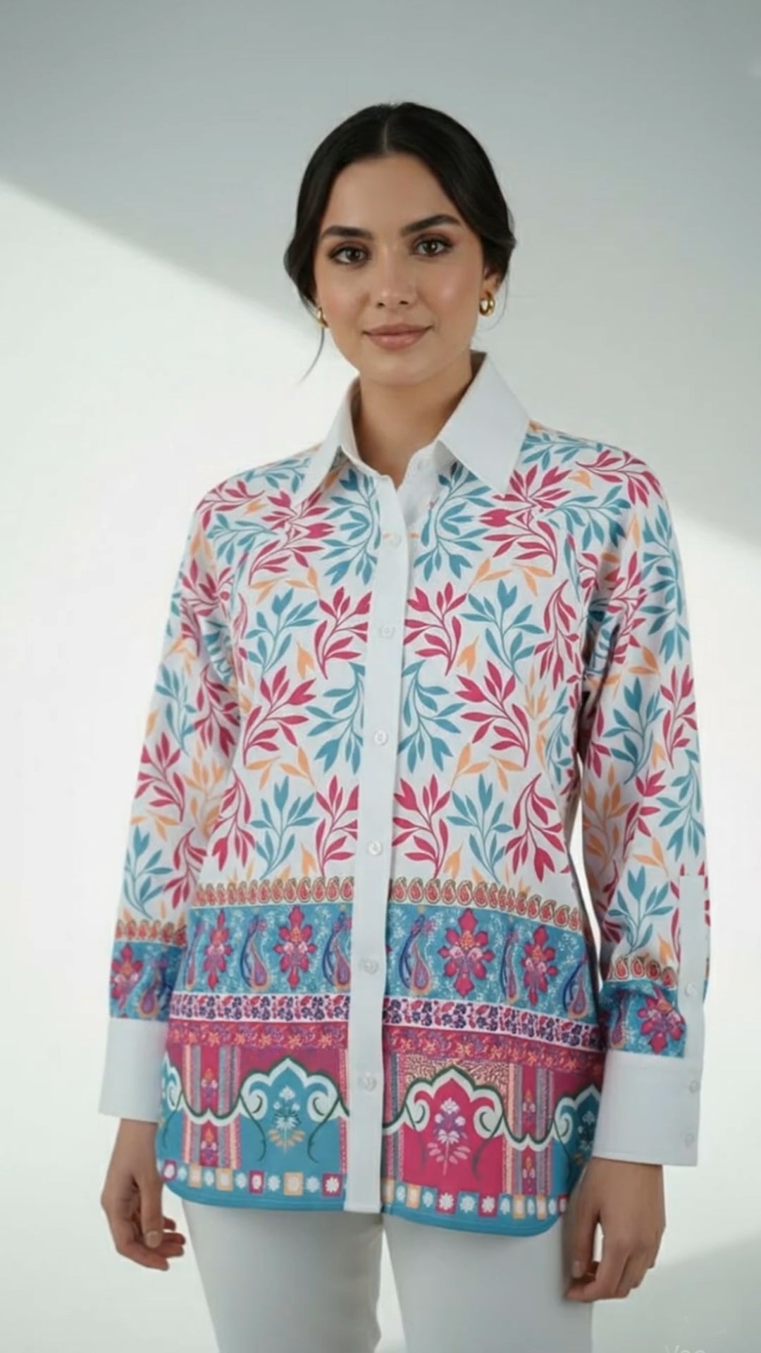 Rosalique Button-Down Shirt