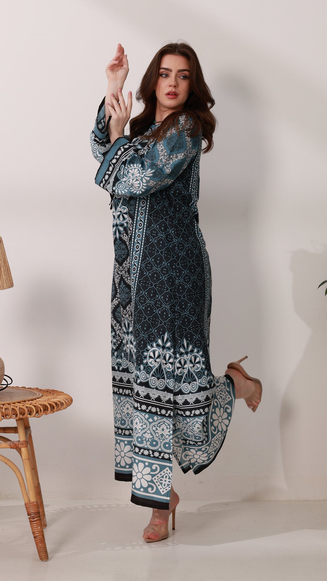 Zevarin Kaftan Dress