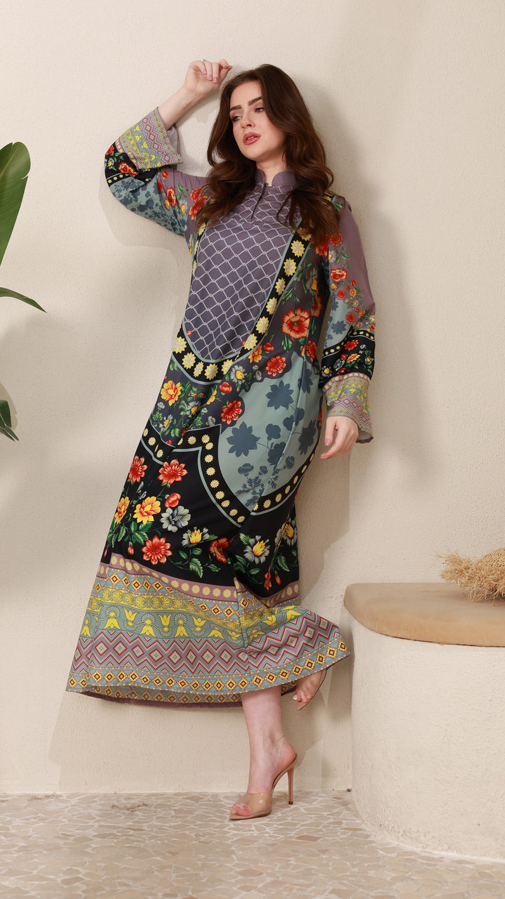 Stravine Kaftan Dress