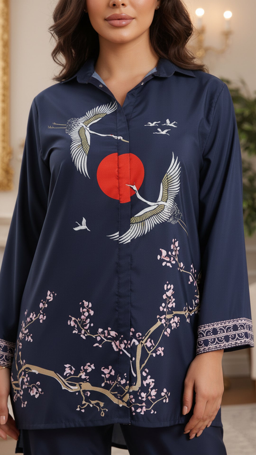 Selene Blue Matching Co-ord Set