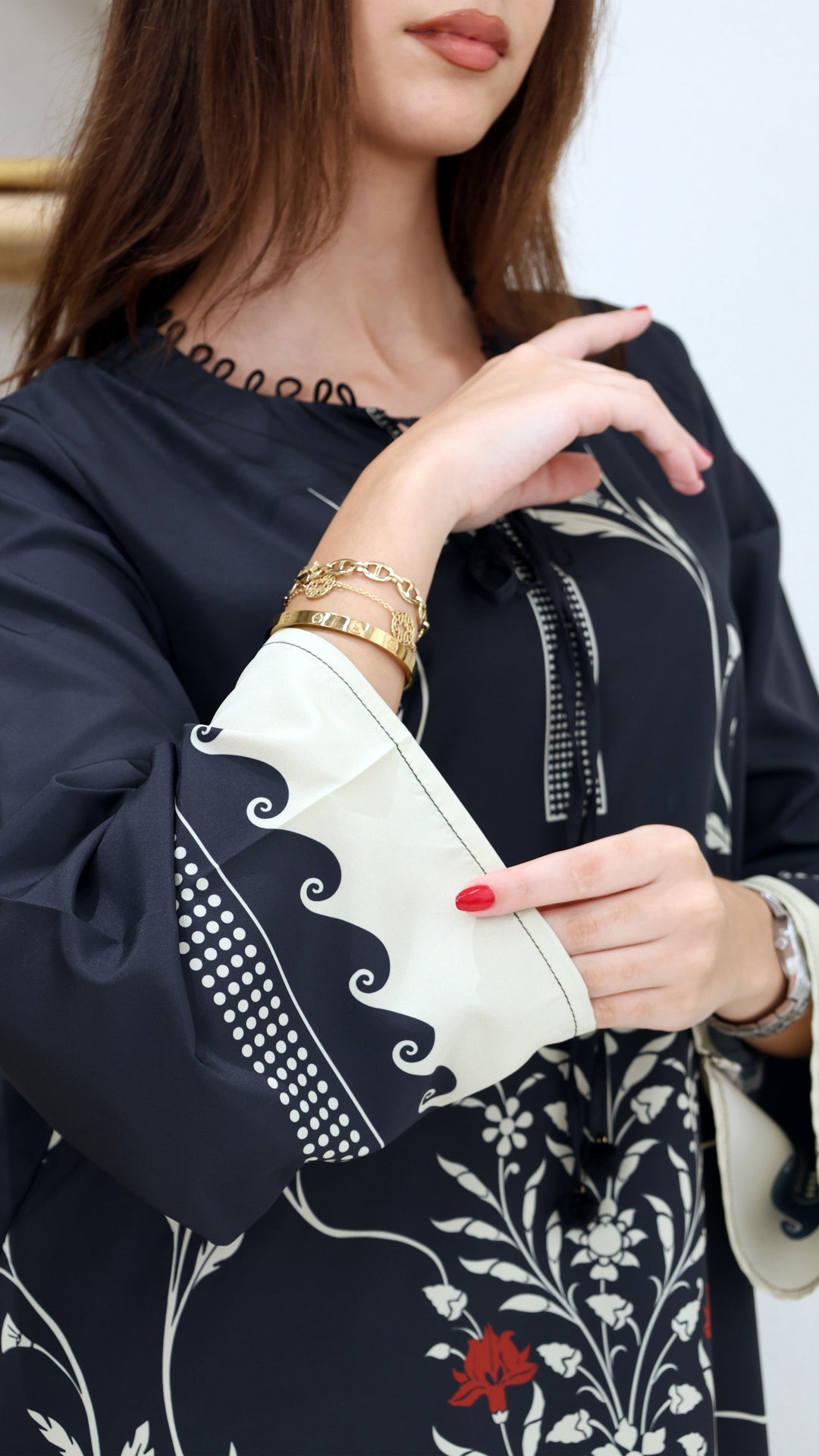 Mirelda Noire Kaftan Dress