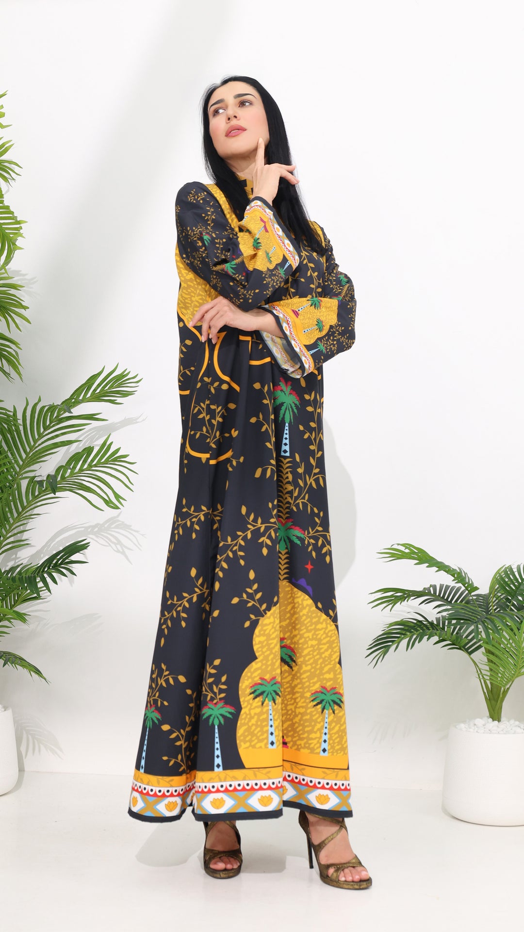 Miralune Lux Kaftan Dress