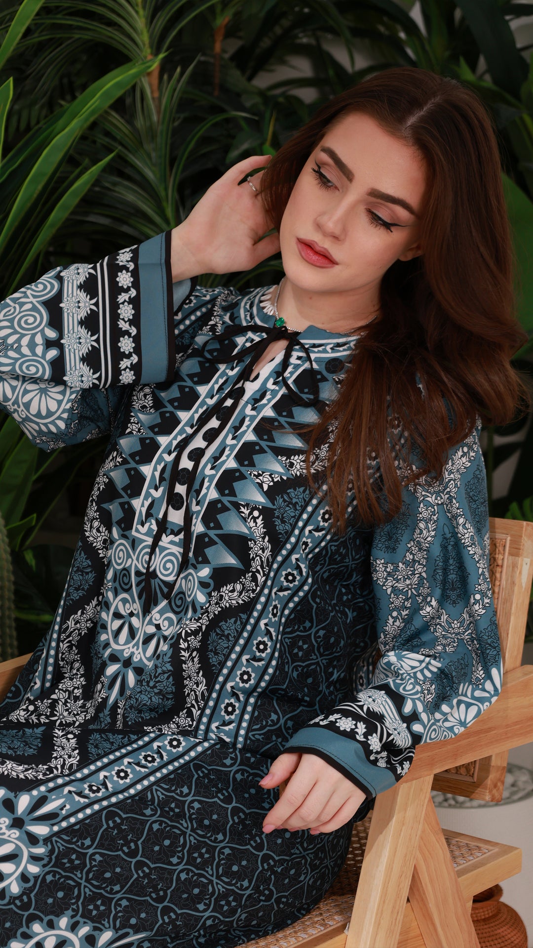 Zevarin Kaftan Dress