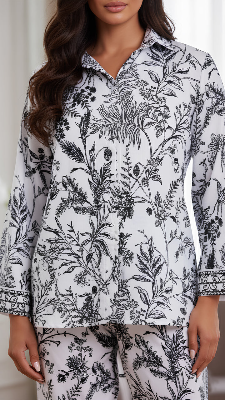 Zarelle White Matching Co-ord Set