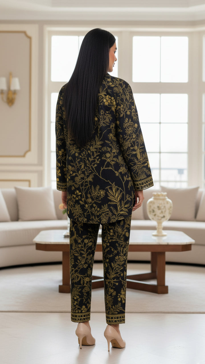 Zarelle Black Matching Co-ord Set