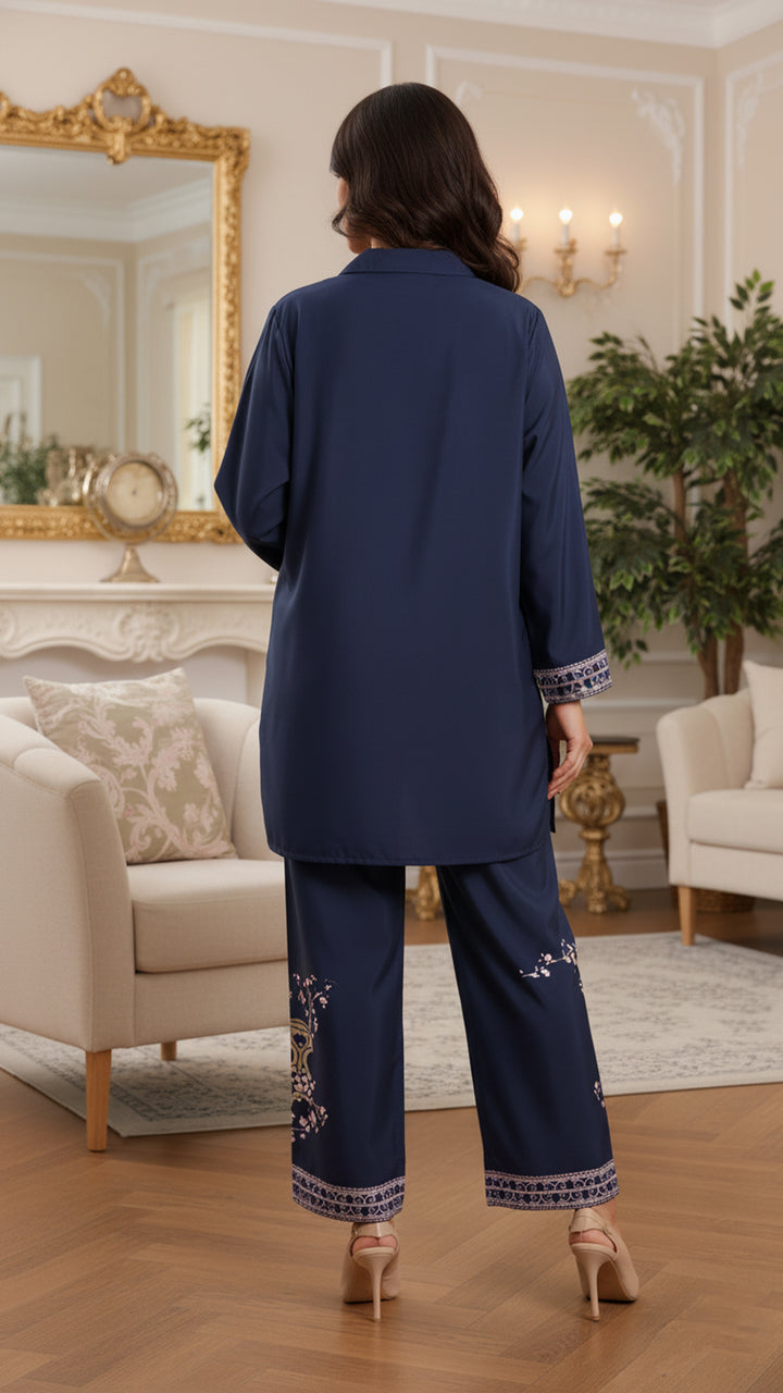 Selene Blue Matching Co-ord Set