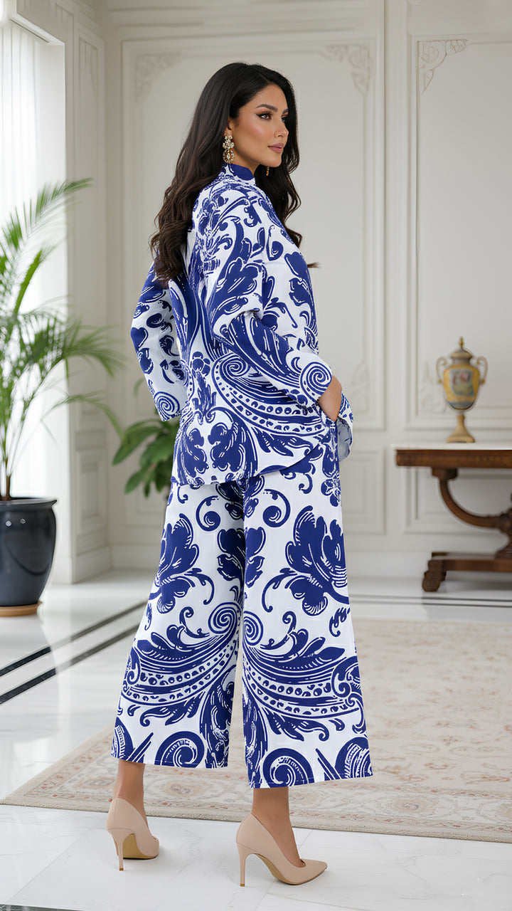 Sapphire Grace Two-Piece Set