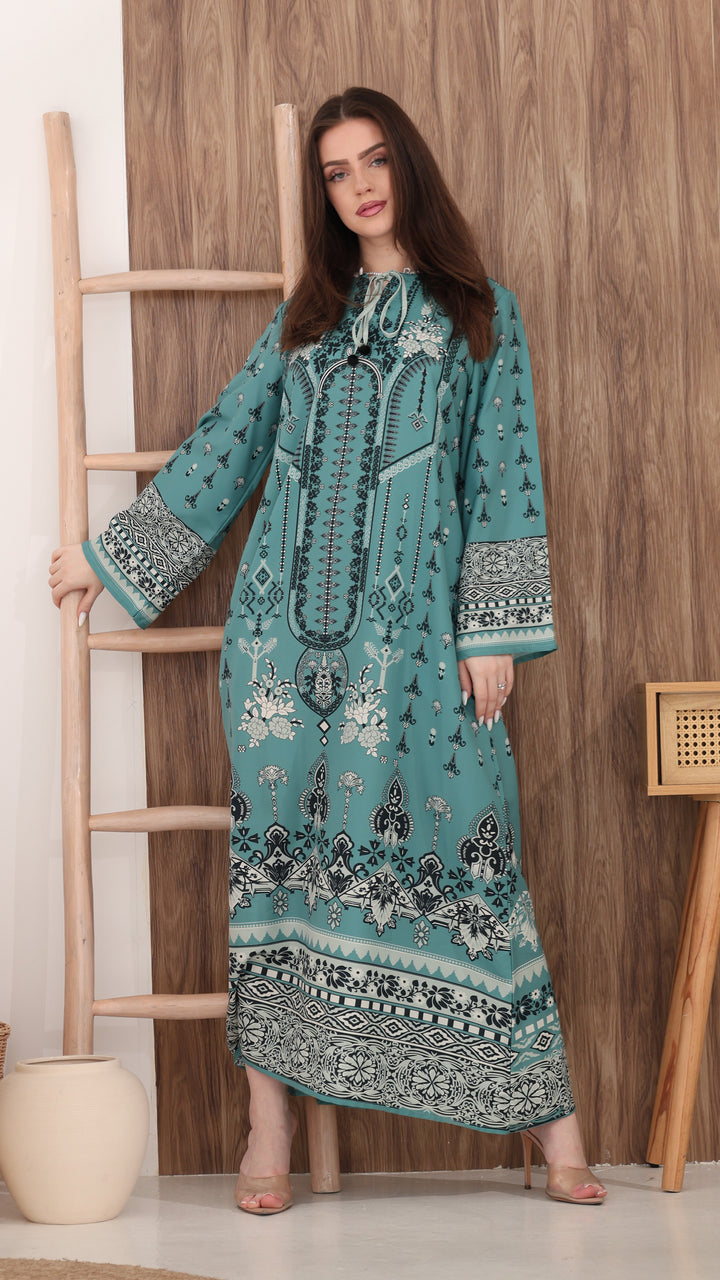 Zelijah Kaftan Dress