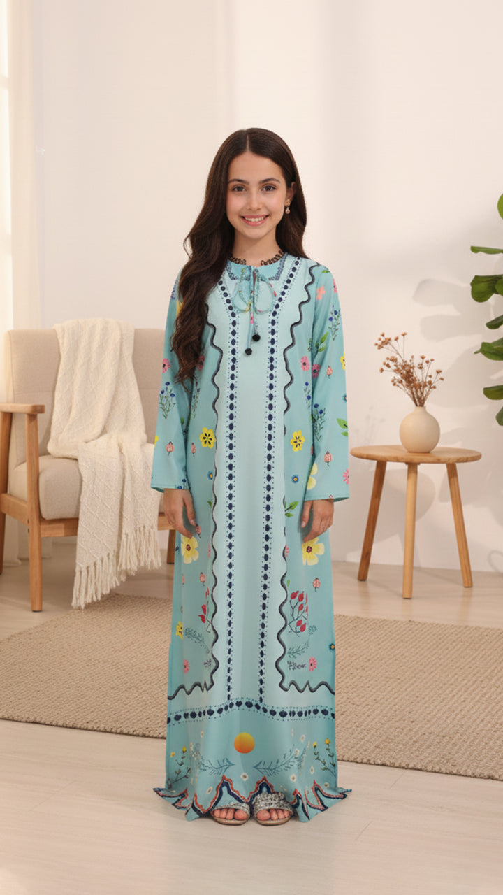 Sable Kids Kaftan Dress