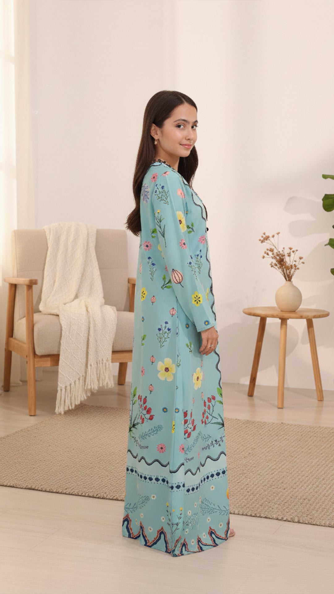 Sable Kids Kaftan Dress