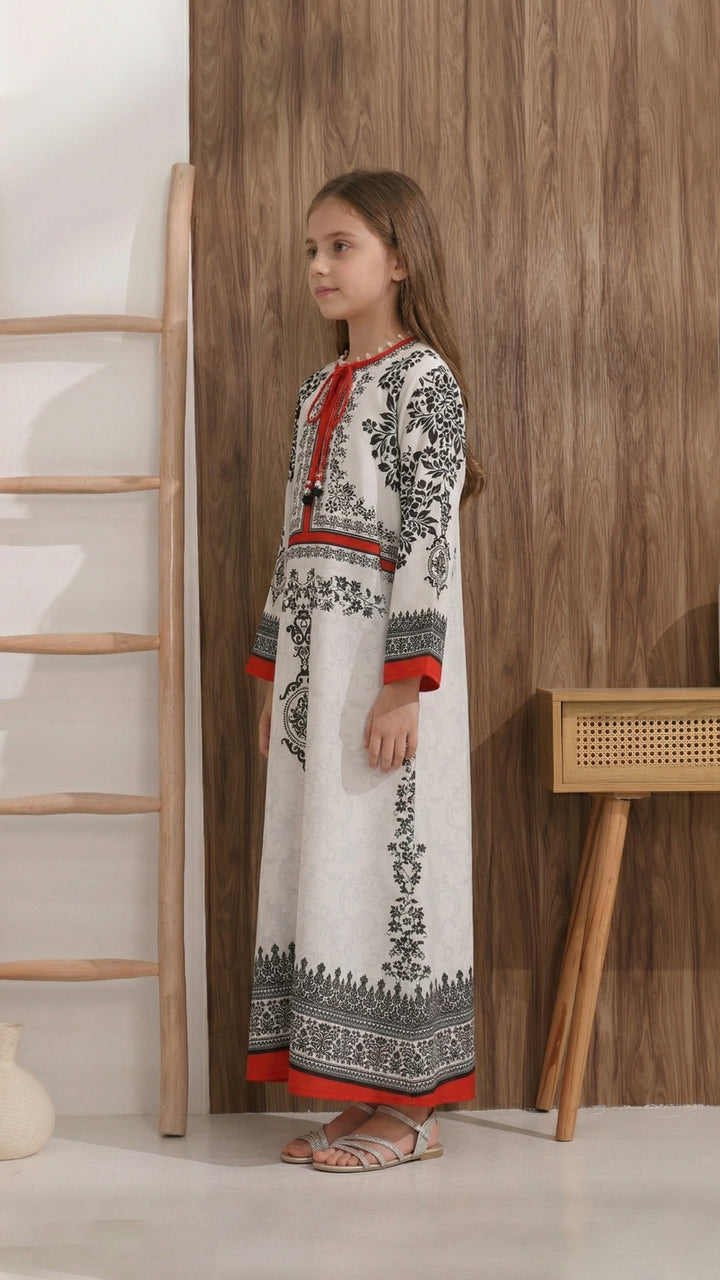 Corvienne Kids Kaftan Dress