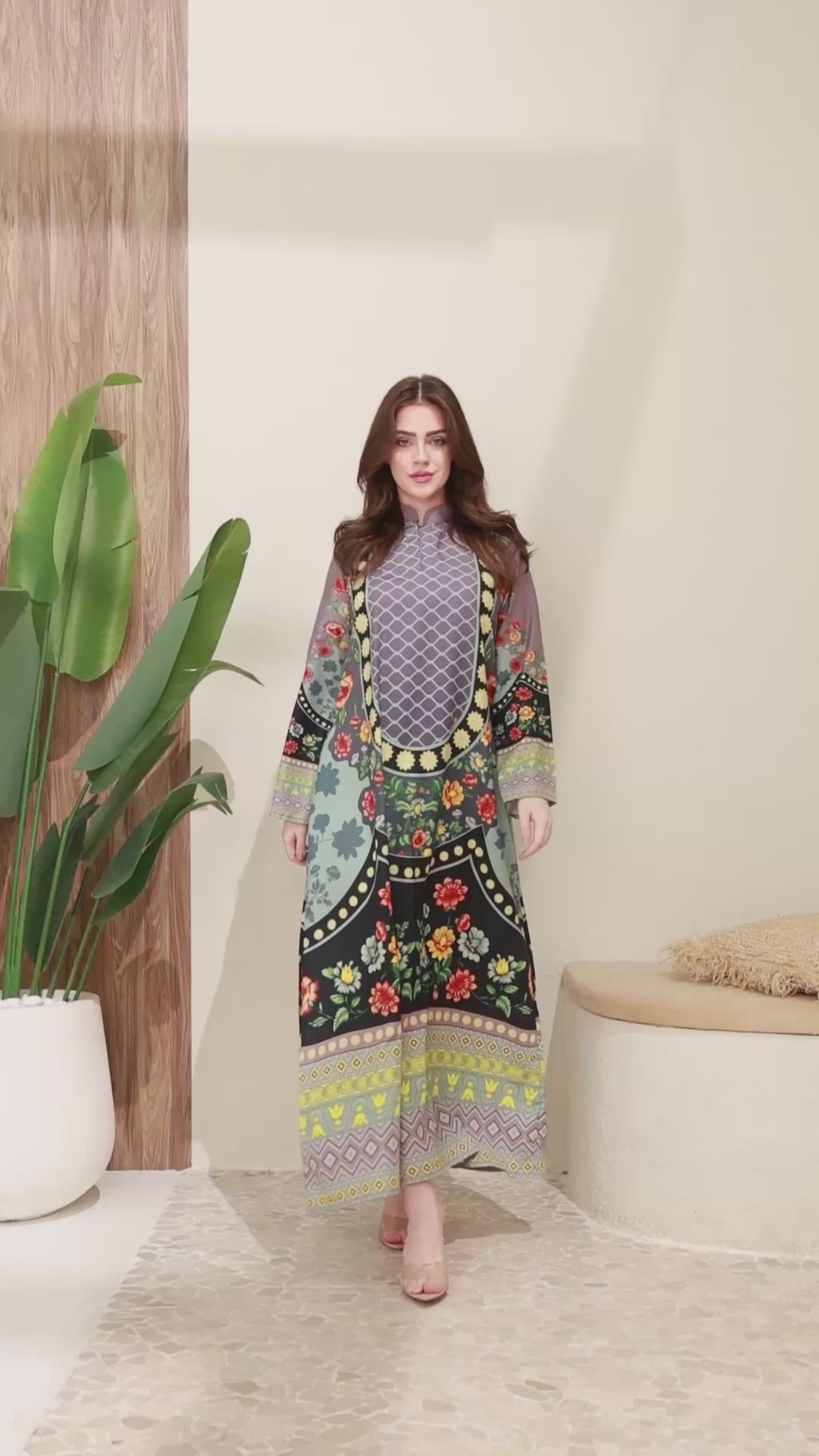 Stravine Kaftan Dress