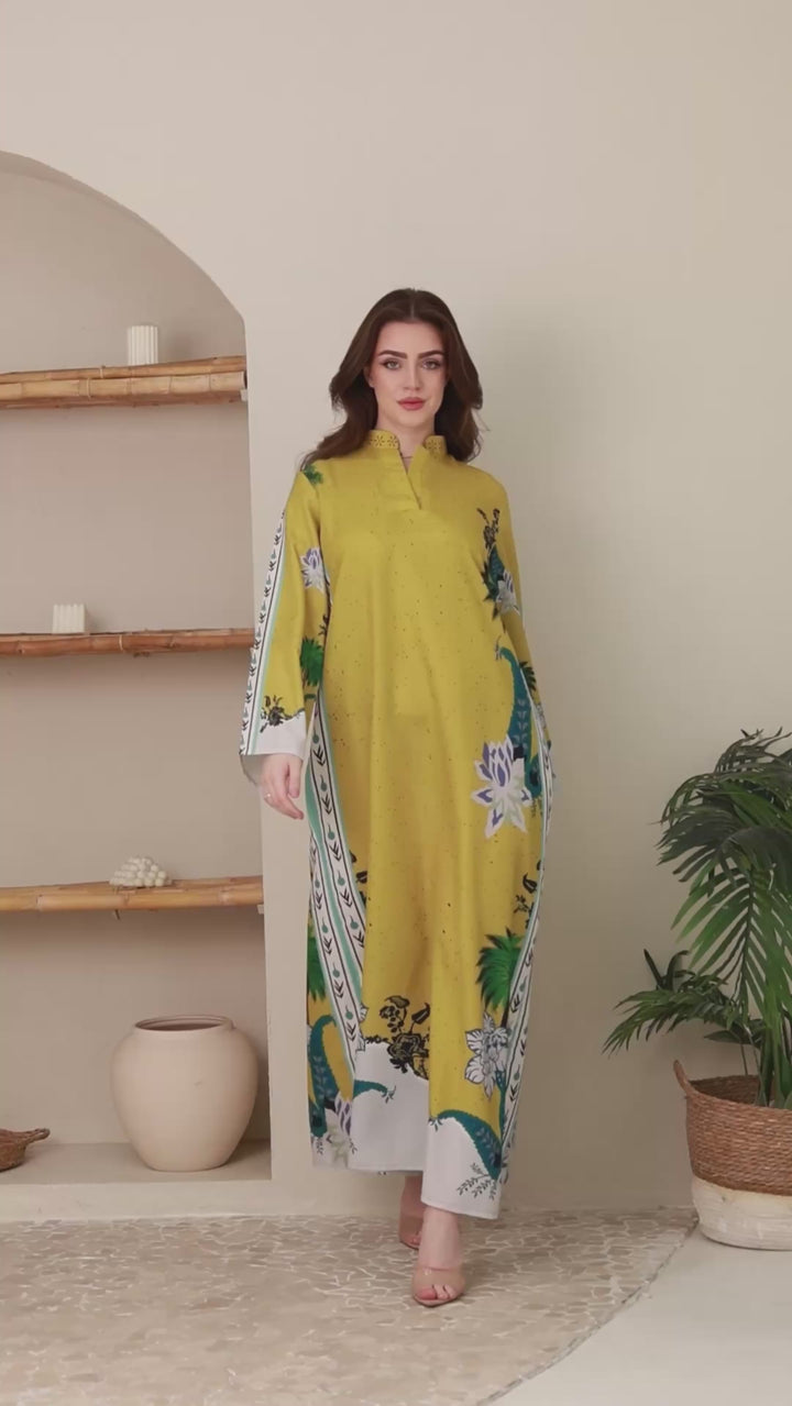 Tropelle Kaftan Dress