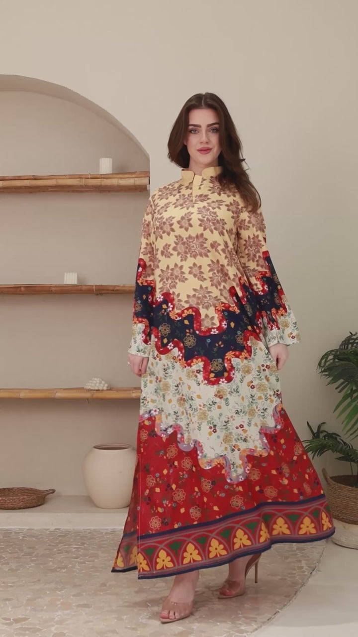 Rubelina Kaftan Dress