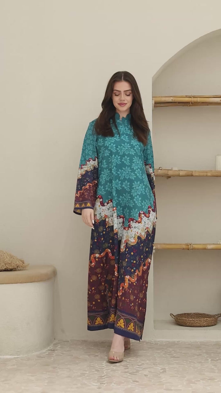 Rubelina Ciel Kaftan Dress